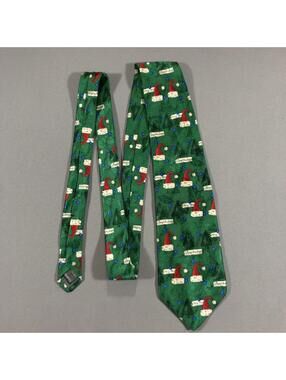 Robert Talbott Nordstrom Men's Hand sewen Silk Christmas 4" Neck tie made in USA